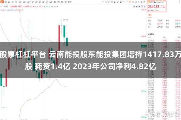 股票杠杠平台 云南能投股东能投集团增持1417.83万股 耗资1.4亿 2023年公司净利4.82亿