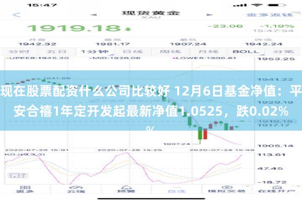 现在股票配资什么公司比较好 12月6日基金净值：平安合禧1年定开发起最新净值1.0525，跌0.02%