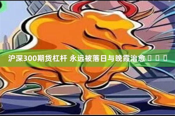 沪深300期货杠杆 永远被落日与晚霞治愈 ​​​